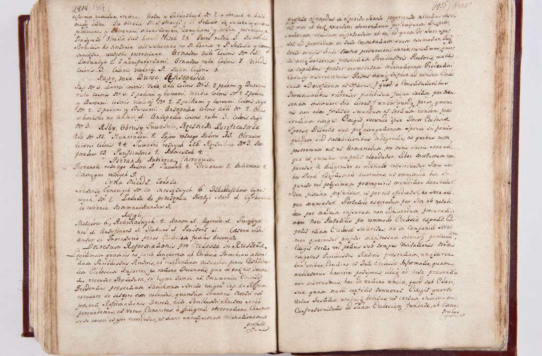 Zdjęcie nr 741 dla obiektu archiwalnego: Visitatio archidiaconatus Cracoviensis (Decanatus: Skalensis - 1727; Vitoviensis - 1727; Prossoviensis - 1728; Novi Montis - 1728; Scawinensis - 1729; Xsiążnensis - 1731; Woynicensis - 1731; Zatoriensis - 1729; Lipnicensis - 1730; Dobczycensis - 1730; Andreoviensis - 1731; Żyvecensis - 1732; Oswiemensis - 1732; Wielicensis - 1741; postea sequntur inventaria ecclesiarum decanatus Dobczycensis, Woynicensis, Andreoviensis) per R.D. Michaelem de Magna Kunice Kunicki, episcopum Arsiacensem, suffraganeum et archidiaconum Cracoviensem annis 1727 - 1741 peracta