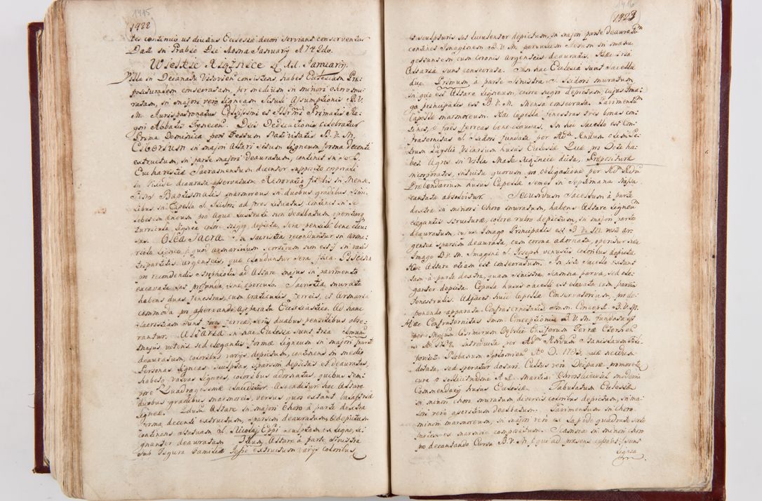 Zdjęcie nr 745 dla obiektu archiwalnego: Visitatio archidiaconatus Cracoviensis (Decanatus: Skalensis - 1727; Vitoviensis - 1727; Prossoviensis - 1728; Novi Montis - 1728; Scawinensis - 1729; Xsiążnensis - 1731; Woynicensis - 1731; Zatoriensis - 1729; Lipnicensis - 1730; Dobczycensis - 1730; Andreoviensis - 1731; Żyvecensis - 1732; Oswiemensis - 1732; Wielicensis - 1741; postea sequntur inventaria ecclesiarum decanatus Dobczycensis, Woynicensis, Andreoviensis) per R.D. Michaelem de Magna Kunice Kunicki, episcopum Arsiacensem, suffraganeum et archidiaconum Cracoviensem annis 1727 - 1741 peracta