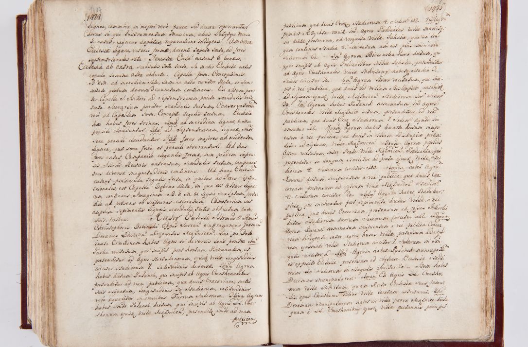 Zdjęcie nr 746 dla obiektu archiwalnego: Visitatio archidiaconatus Cracoviensis (Decanatus: Skalensis - 1727; Vitoviensis - 1727; Prossoviensis - 1728; Novi Montis - 1728; Scawinensis - 1729; Xsiążnensis - 1731; Woynicensis - 1731; Zatoriensis - 1729; Lipnicensis - 1730; Dobczycensis - 1730; Andreoviensis - 1731; Żyvecensis - 1732; Oswiemensis - 1732; Wielicensis - 1741; postea sequntur inventaria ecclesiarum decanatus Dobczycensis, Woynicensis, Andreoviensis) per R.D. Michaelem de Magna Kunice Kunicki, episcopum Arsiacensem, suffraganeum et archidiaconum Cracoviensem annis 1727 - 1741 peracta