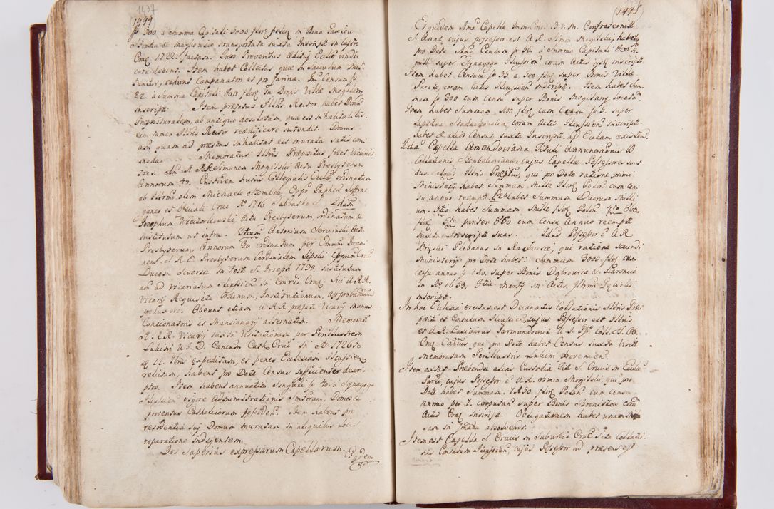 Zdjęcie nr 756 dla obiektu archiwalnego: Visitatio archidiaconatus Cracoviensis (Decanatus: Skalensis - 1727; Vitoviensis - 1727; Prossoviensis - 1728; Novi Montis - 1728; Scawinensis - 1729; Xsiążnensis - 1731; Woynicensis - 1731; Zatoriensis - 1729; Lipnicensis - 1730; Dobczycensis - 1730; Andreoviensis - 1731; Żyvecensis - 1732; Oswiemensis - 1732; Wielicensis - 1741; postea sequntur inventaria ecclesiarum decanatus Dobczycensis, Woynicensis, Andreoviensis) per R.D. Michaelem de Magna Kunice Kunicki, episcopum Arsiacensem, suffraganeum et archidiaconum Cracoviensem annis 1727 - 1741 peracta