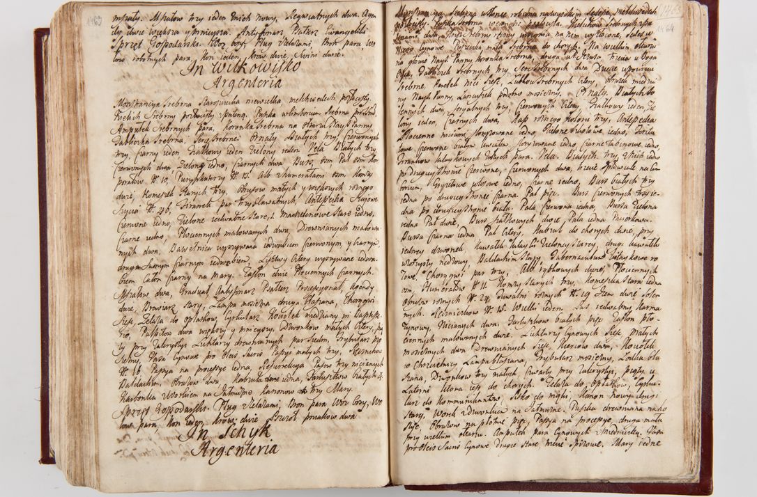 Zdjęcie nr 767 dla obiektu archiwalnego: Visitatio archidiaconatus Cracoviensis (Decanatus: Skalensis - 1727; Vitoviensis - 1727; Prossoviensis - 1728; Novi Montis - 1728; Scawinensis - 1729; Xsiążnensis - 1731; Woynicensis - 1731; Zatoriensis - 1729; Lipnicensis - 1730; Dobczycensis - 1730; Andreoviensis - 1731; Żyvecensis - 1732; Oswiemensis - 1732; Wielicensis - 1741; postea sequntur inventaria ecclesiarum decanatus Dobczycensis, Woynicensis, Andreoviensis) per R.D. Michaelem de Magna Kunice Kunicki, episcopum Arsiacensem, suffraganeum et archidiaconum Cracoviensem annis 1727 - 1741 peracta