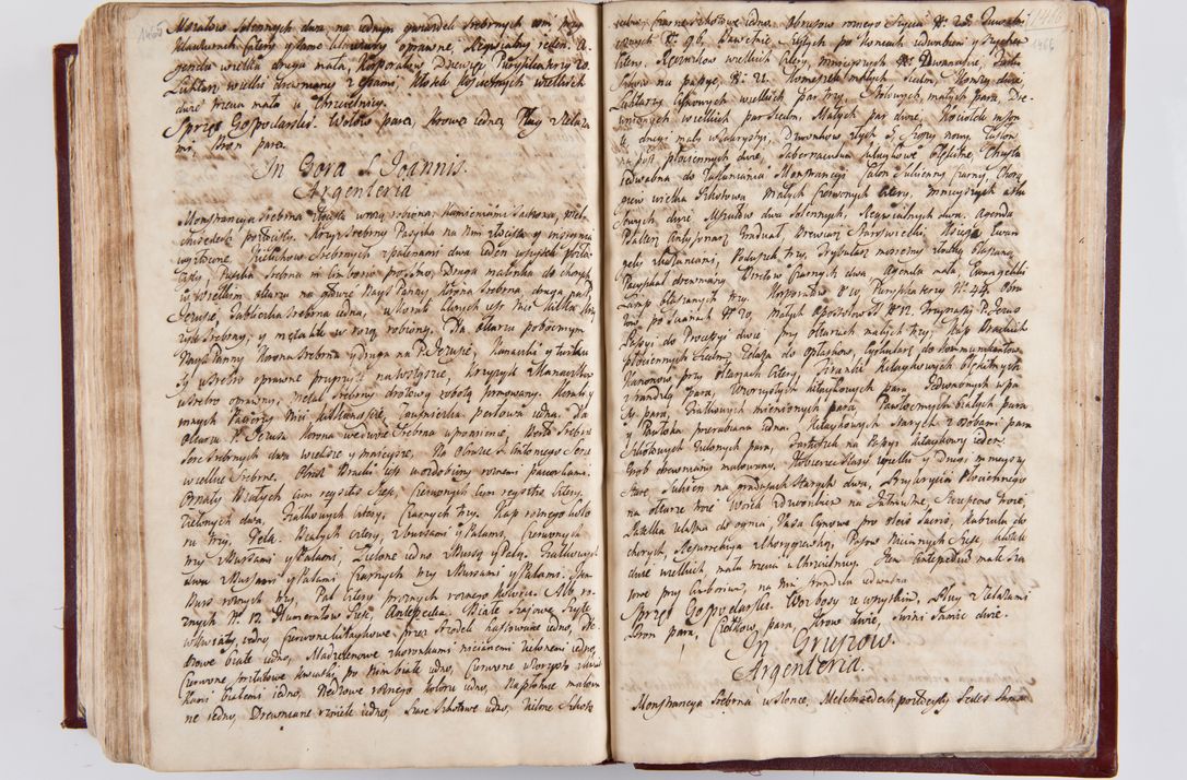 Zdjęcie nr 768 dla obiektu archiwalnego: Visitatio archidiaconatus Cracoviensis (Decanatus: Skalensis - 1727; Vitoviensis - 1727; Prossoviensis - 1728; Novi Montis - 1728; Scawinensis - 1729; Xsiążnensis - 1731; Woynicensis - 1731; Zatoriensis - 1729; Lipnicensis - 1730; Dobczycensis - 1730; Andreoviensis - 1731; Żyvecensis - 1732; Oswiemensis - 1732; Wielicensis - 1741; postea sequntur inventaria ecclesiarum decanatus Dobczycensis, Woynicensis, Andreoviensis) per R.D. Michaelem de Magna Kunice Kunicki, episcopum Arsiacensem, suffraganeum et archidiaconum Cracoviensem annis 1727 - 1741 peracta