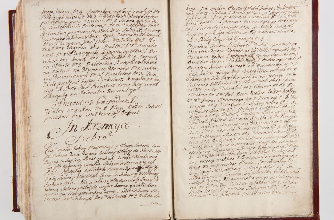 Zdjęcie nr 798 dla obiektu archiwalnego: Visitatio archidiaconatus Cracoviensis (Decanatus: Skalensis - 1727; Vitoviensis - 1727; Prossoviensis - 1728; Novi Montis - 1728; Scawinensis - 1729; Xsiążnensis - 1731; Woynicensis - 1731; Zatoriensis - 1729; Lipnicensis - 1730; Dobczycensis - 1730; Andreoviensis - 1731; Żyvecensis - 1732; Oswiemensis - 1732; Wielicensis - 1741; postea sequntur inventaria ecclesiarum decanatus Dobczycensis, Woynicensis, Andreoviensis) per R.D. Michaelem de Magna Kunice Kunicki, episcopum Arsiacensem, suffraganeum et archidiaconum Cracoviensem annis 1727 - 1741 peracta