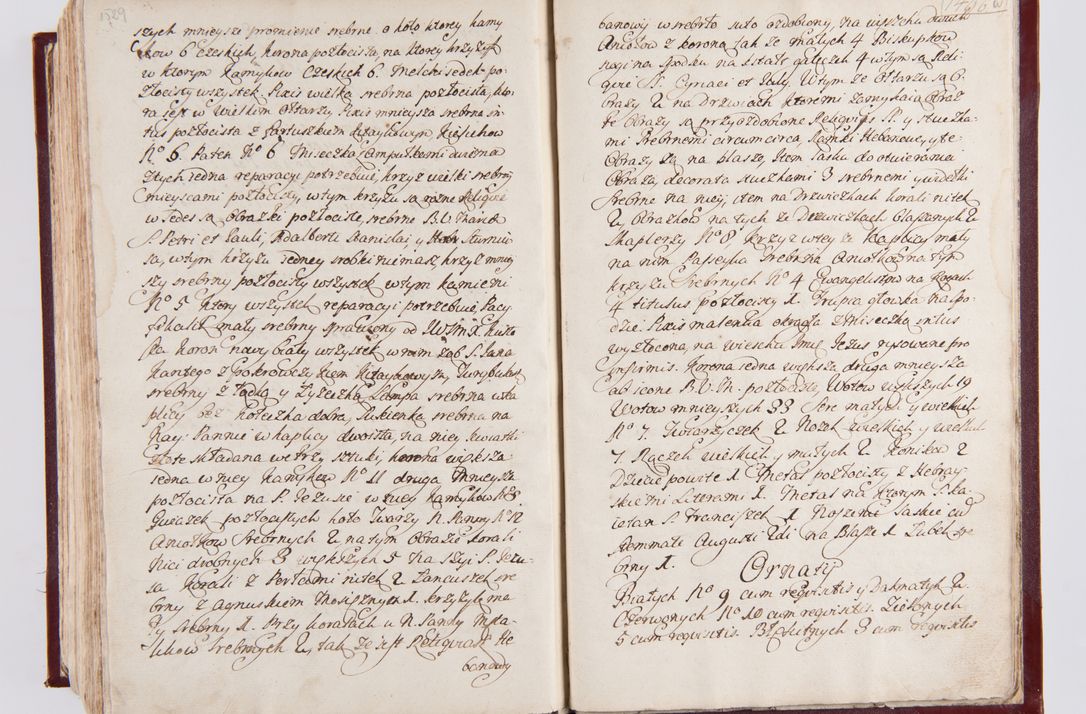Zdjęcie nr 800 dla obiektu archiwalnego: Visitatio archidiaconatus Cracoviensis (Decanatus: Skalensis - 1727; Vitoviensis - 1727; Prossoviensis - 1728; Novi Montis - 1728; Scawinensis - 1729; Xsiążnensis - 1731; Woynicensis - 1731; Zatoriensis - 1729; Lipnicensis - 1730; Dobczycensis - 1730; Andreoviensis - 1731; Żyvecensis - 1732; Oswiemensis - 1732; Wielicensis - 1741; postea sequntur inventaria ecclesiarum decanatus Dobczycensis, Woynicensis, Andreoviensis) per R.D. Michaelem de Magna Kunice Kunicki, episcopum Arsiacensem, suffraganeum et archidiaconum Cracoviensem annis 1727 - 1741 peracta