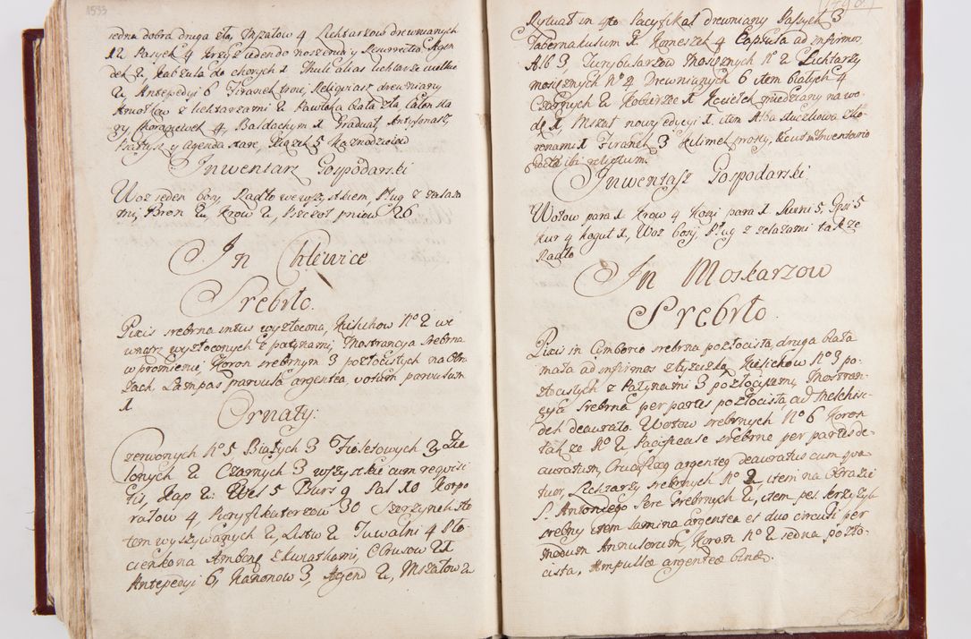 Zdjęcie nr 802 dla obiektu archiwalnego: Visitatio archidiaconatus Cracoviensis (Decanatus: Skalensis - 1727; Vitoviensis - 1727; Prossoviensis - 1728; Novi Montis - 1728; Scawinensis - 1729; Xsiążnensis - 1731; Woynicensis - 1731; Zatoriensis - 1729; Lipnicensis - 1730; Dobczycensis - 1730; Andreoviensis - 1731; Żyvecensis - 1732; Oswiemensis - 1732; Wielicensis - 1741; postea sequntur inventaria ecclesiarum decanatus Dobczycensis, Woynicensis, Andreoviensis) per R.D. Michaelem de Magna Kunice Kunicki, episcopum Arsiacensem, suffraganeum et archidiaconum Cracoviensem annis 1727 - 1741 peracta