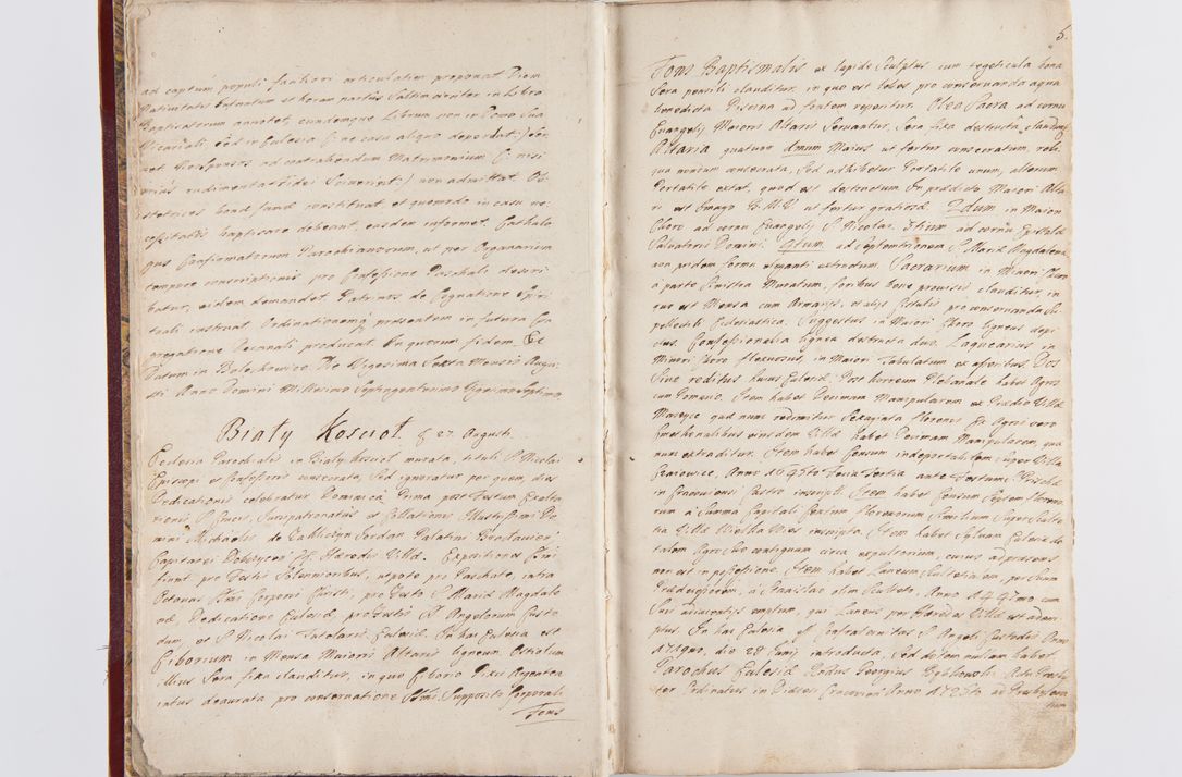 Zdjęcie nr 8 dla obiektu archiwalnego: Visitatio archidiaconatus Cracoviensis (Decanatus: Skalensis - 1727; Vitoviensis - 1727; Prossoviensis - 1728; Novi Montis - 1728; Scawinensis - 1729; Xsiążnensis - 1731; Woynicensis - 1731; Zatoriensis - 1729; Lipnicensis - 1730; Dobczycensis - 1730; Andreoviensis - 1731; Żyvecensis - 1732; Oswiemensis - 1732; Wielicensis - 1741; postea sequntur inventaria ecclesiarum decanatus Dobczycensis, Woynicensis, Andreoviensis) per R.D. Michaelem de Magna Kunice Kunicki, episcopum Arsiacensem, suffraganeum et archidiaconum Cracoviensem annis 1727 - 1741 peracta