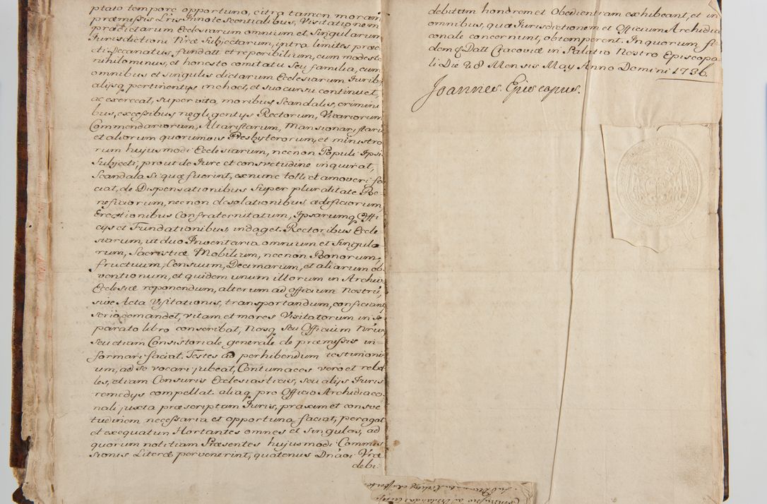 Zdjęcie nr 8 dla obiektu archiwalnego: Status ecclesiarum ac illarum rectorum sub decanatu Ecclesiae Collegiatae Kielcensis, alias in tribus decanatibus Radomiensi, Zwolenensi et Stężycensi consistentium, per visitatorem generalem ex commissione Cel. Principis R.D. Joannis Alexandri in Lipie Lipski, episcopi Cracoviensis, ducis Severiae lustratus er delineatus a.D. 1736