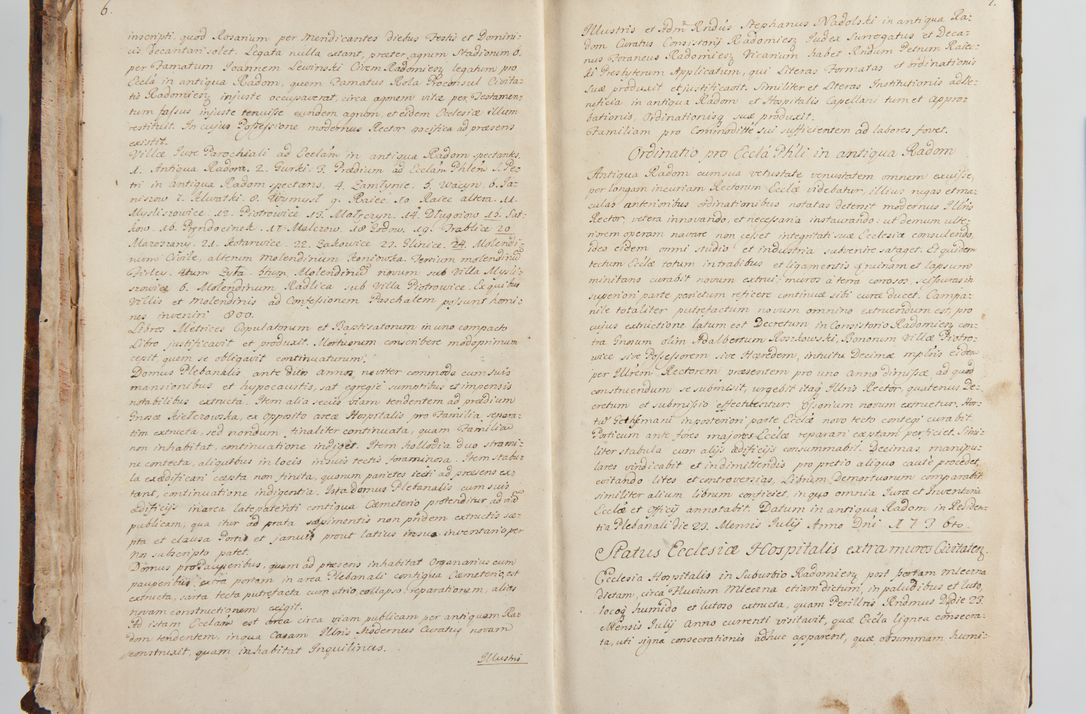 Zdjęcie nr 12 dla obiektu archiwalnego: Status ecclesiarum ac illarum rectorum sub decanatu Ecclesiae Collegiatae Kielcensis, alias in tribus decanatibus Radomiensi, Zwolenensi et Stężycensi consistentium, per visitatorem generalem ex commissione Cel. Principis R.D. Joannis Alexandri in Lipie Lipski, episcopi Cracoviensis, ducis Severiae lustratus er delineatus a.D. 1736