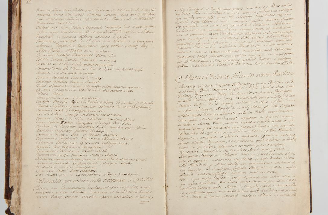Zdjęcie nr 14 dla obiektu archiwalnego: Status ecclesiarum ac illarum rectorum sub decanatu Ecclesiae Collegiatae Kielcensis, alias in tribus decanatibus Radomiensi, Zwolenensi et Stężycensi consistentium, per visitatorem generalem ex commissione Cel. Principis R.D. Joannis Alexandri in Lipie Lipski, episcopi Cracoviensis, ducis Severiae lustratus er delineatus a.D. 1736