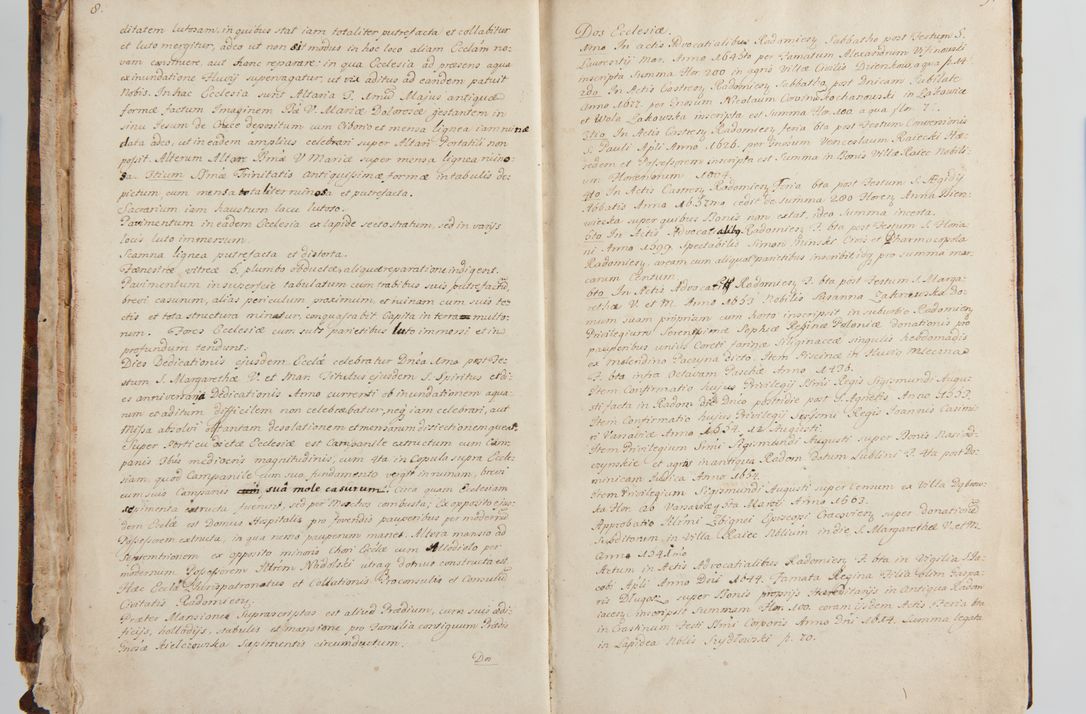 Zdjęcie nr 13 dla obiektu archiwalnego: Status ecclesiarum ac illarum rectorum sub decanatu Ecclesiae Collegiatae Kielcensis, alias in tribus decanatibus Radomiensi, Zwolenensi et Stężycensi consistentium, per visitatorem generalem ex commissione Cel. Principis R.D. Joannis Alexandri in Lipie Lipski, episcopi Cracoviensis, ducis Severiae lustratus er delineatus a.D. 1736