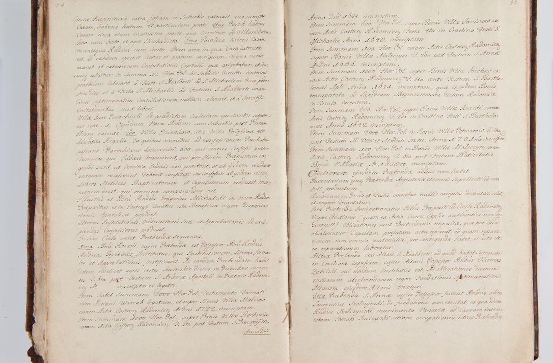 Zdjęcie nr 22 dla obiektu archiwalnego: Status ecclesiarum ac illarum rectorum sub decanatu Ecclesiae Collegiatae Kielcensis, alias in tribus decanatibus Radomiensi, Zwolenensi et Stężycensi consistentium, per visitatorem generalem ex commissione Cel. Principis R.D. Joannis Alexandri in Lipie Lipski, episcopi Cracoviensis, ducis Severiae lustratus er delineatus a.D. 1736