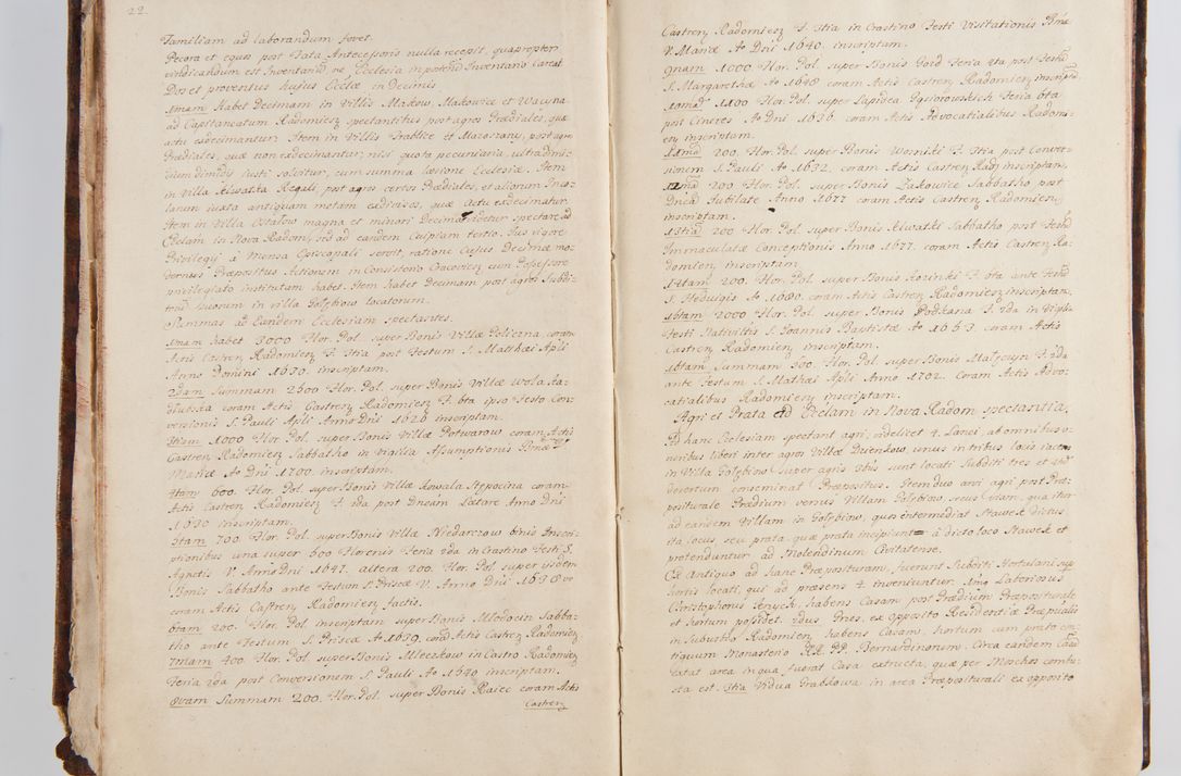 Zdjęcie nr 21 dla obiektu archiwalnego: Status ecclesiarum ac illarum rectorum sub decanatu Ecclesiae Collegiatae Kielcensis, alias in tribus decanatibus Radomiensi, Zwolenensi et Stężycensi consistentium, per visitatorem generalem ex commissione Cel. Principis R.D. Joannis Alexandri in Lipie Lipski, episcopi Cracoviensis, ducis Severiae lustratus er delineatus a.D. 1736