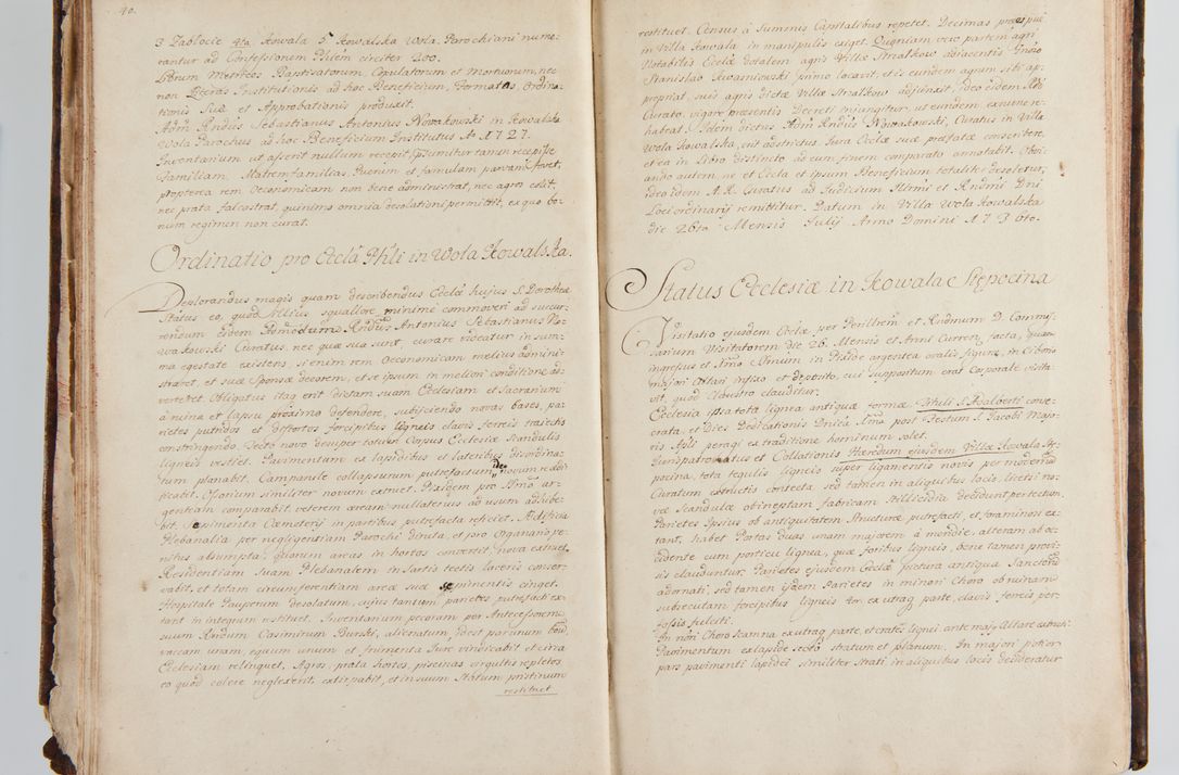 Zdjęcie nr 32 dla obiektu archiwalnego: Status ecclesiarum ac illarum rectorum sub decanatu Ecclesiae Collegiatae Kielcensis, alias in tribus decanatibus Radomiensi, Zwolenensi et Stężycensi consistentium, per visitatorem generalem ex commissione Cel. Principis R.D. Joannis Alexandri in Lipie Lipski, episcopi Cracoviensis, ducis Severiae lustratus er delineatus a.D. 1736