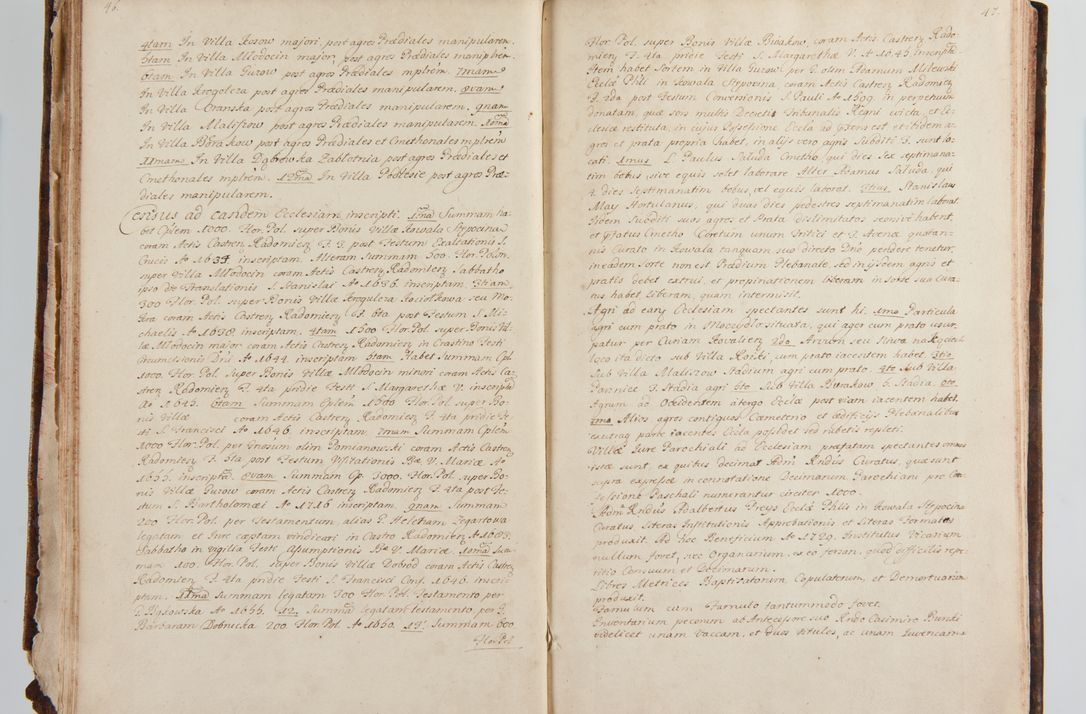 Zdjęcie nr 35 dla obiektu archiwalnego: Status ecclesiarum ac illarum rectorum sub decanatu Ecclesiae Collegiatae Kielcensis, alias in tribus decanatibus Radomiensi, Zwolenensi et Stężycensi consistentium, per visitatorem generalem ex commissione Cel. Principis R.D. Joannis Alexandri in Lipie Lipski, episcopi Cracoviensis, ducis Severiae lustratus er delineatus a.D. 1736