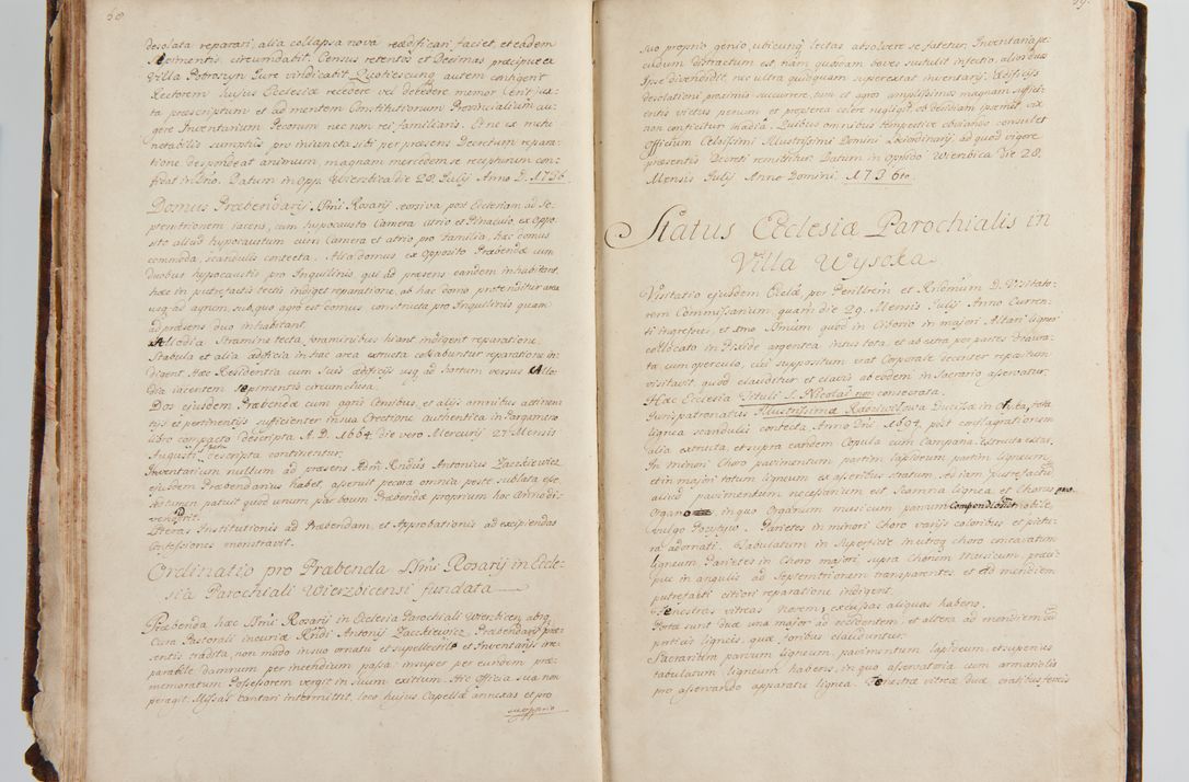 Zdjęcie nr 41 dla obiektu archiwalnego: Status ecclesiarum ac illarum rectorum sub decanatu Ecclesiae Collegiatae Kielcensis, alias in tribus decanatibus Radomiensi, Zwolenensi et Stężycensi consistentium, per visitatorem generalem ex commissione Cel. Principis R.D. Joannis Alexandri in Lipie Lipski, episcopi Cracoviensis, ducis Severiae lustratus er delineatus a.D. 1736