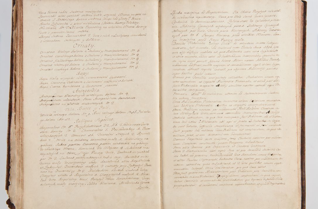 Zdjęcie nr 44 dla obiektu archiwalnego: Status ecclesiarum ac illarum rectorum sub decanatu Ecclesiae Collegiatae Kielcensis, alias in tribus decanatibus Radomiensi, Zwolenensi et Stężycensi consistentium, per visitatorem generalem ex commissione Cel. Principis R.D. Joannis Alexandri in Lipie Lipski, episcopi Cracoviensis, ducis Severiae lustratus er delineatus a.D. 1736