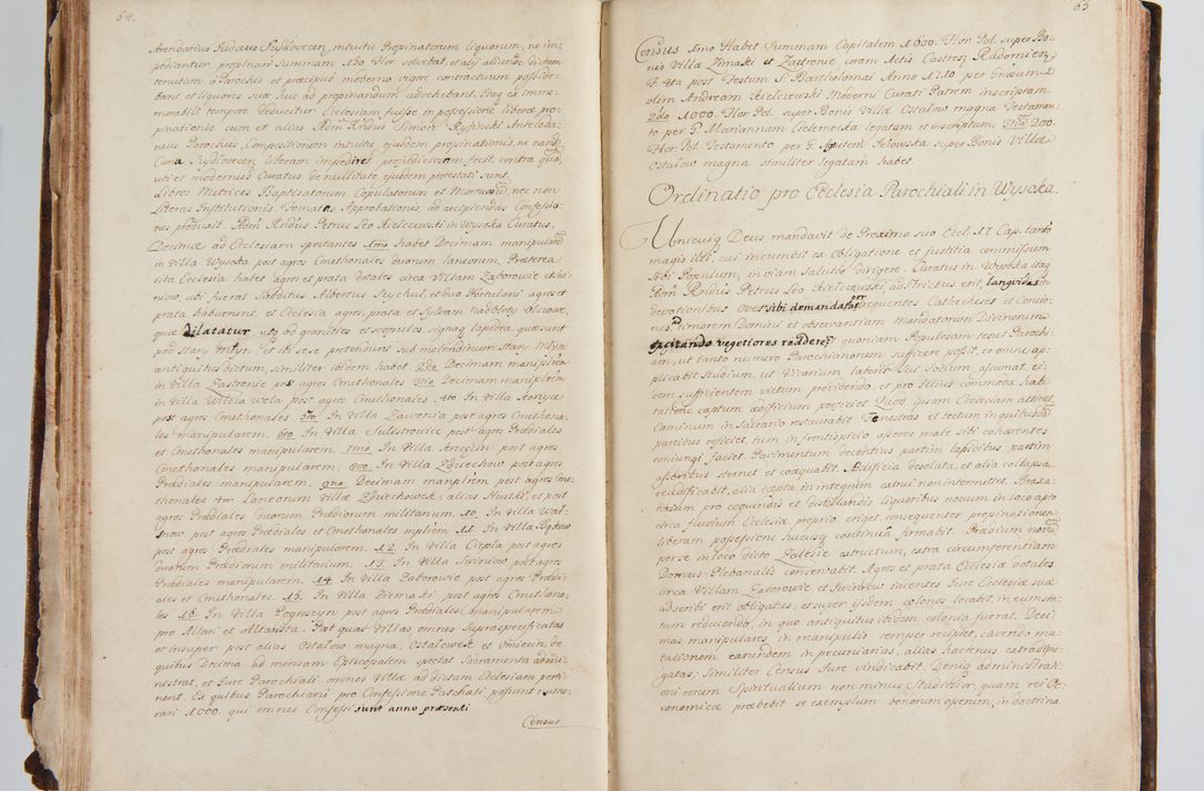 Zdjęcie nr 45 dla obiektu archiwalnego: Status ecclesiarum ac illarum rectorum sub decanatu Ecclesiae Collegiatae Kielcensis, alias in tribus decanatibus Radomiensi, Zwolenensi et Stężycensi consistentium, per visitatorem generalem ex commissione Cel. Principis R.D. Joannis Alexandri in Lipie Lipski, episcopi Cracoviensis, ducis Severiae lustratus er delineatus a.D. 1736