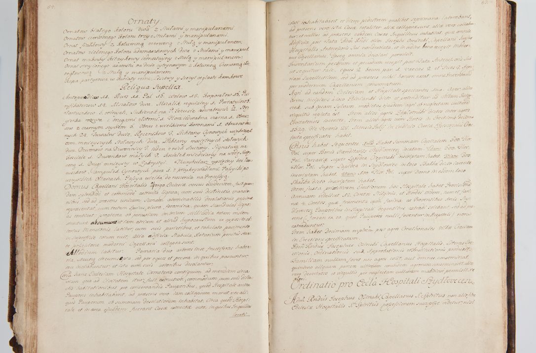 Zdjęcie nr 55 dla obiektu archiwalnego: Status ecclesiarum ac illarum rectorum sub decanatu Ecclesiae Collegiatae Kielcensis, alias in tribus decanatibus Radomiensi, Zwolenensi et Stężycensi consistentium, per visitatorem generalem ex commissione Cel. Principis R.D. Joannis Alexandri in Lipie Lipski, episcopi Cracoviensis, ducis Severiae lustratus er delineatus a.D. 1736