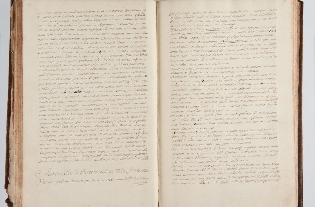 Zdjęcie nr 56 dla obiektu archiwalnego: Status ecclesiarum ac illarum rectorum sub decanatu Ecclesiae Collegiatae Kielcensis, alias in tribus decanatibus Radomiensi, Zwolenensi et Stężycensi consistentium, per visitatorem generalem ex commissione Cel. Principis R.D. Joannis Alexandri in Lipie Lipski, episcopi Cracoviensis, ducis Severiae lustratus er delineatus a.D. 1736