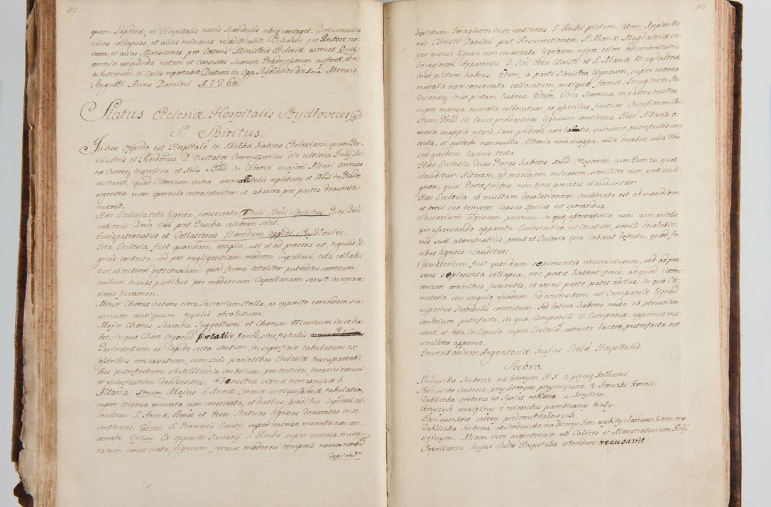 Zdjęcie nr 54 dla obiektu archiwalnego: Status ecclesiarum ac illarum rectorum sub decanatu Ecclesiae Collegiatae Kielcensis, alias in tribus decanatibus Radomiensi, Zwolenensi et Stężycensi consistentium, per visitatorem generalem ex commissione Cel. Principis R.D. Joannis Alexandri in Lipie Lipski, episcopi Cracoviensis, ducis Severiae lustratus er delineatus a.D. 1736