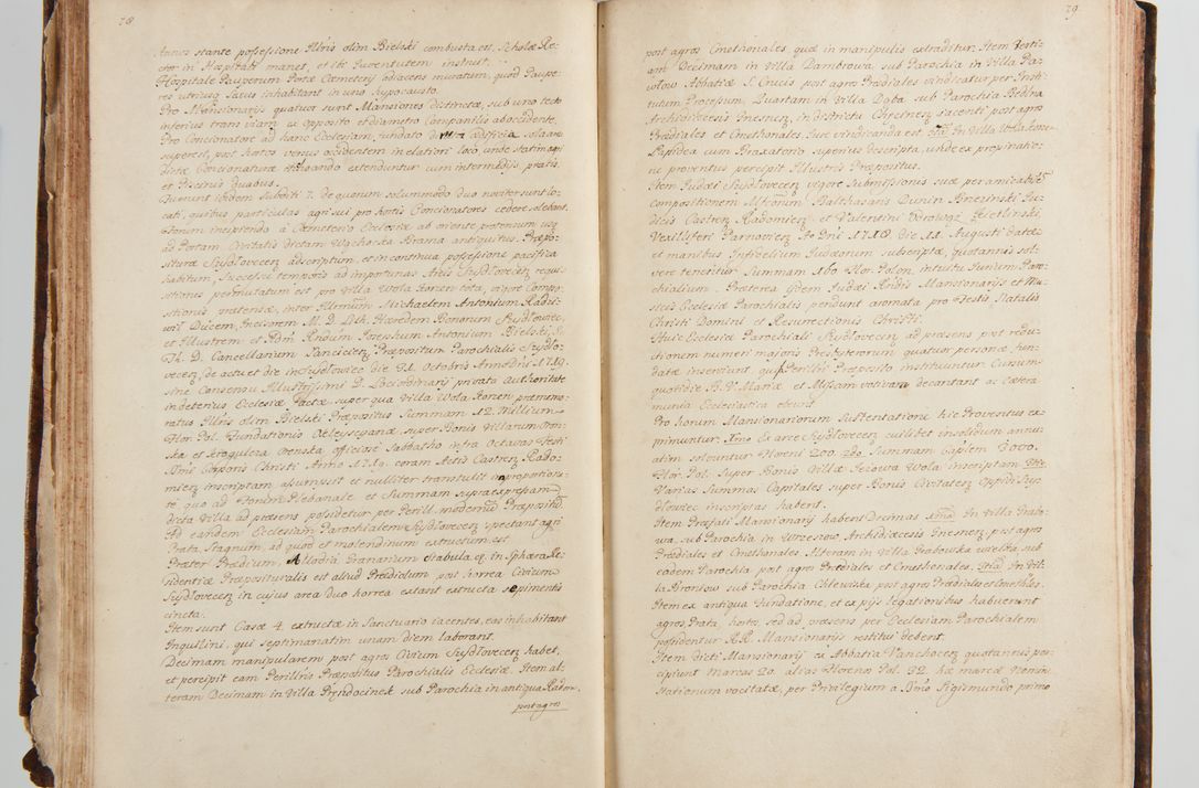 Zdjęcie nr 52 dla obiektu archiwalnego: Status ecclesiarum ac illarum rectorum sub decanatu Ecclesiae Collegiatae Kielcensis, alias in tribus decanatibus Radomiensi, Zwolenensi et Stężycensi consistentium, per visitatorem generalem ex commissione Cel. Principis R.D. Joannis Alexandri in Lipie Lipski, episcopi Cracoviensis, ducis Severiae lustratus er delineatus a.D. 1736