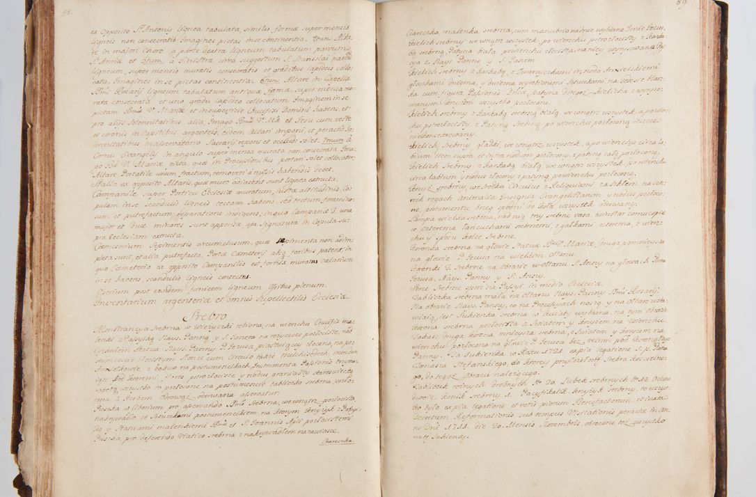 Zdjęcie nr 57 dla obiektu archiwalnego: Status ecclesiarum ac illarum rectorum sub decanatu Ecclesiae Collegiatae Kielcensis, alias in tribus decanatibus Radomiensi, Zwolenensi et Stężycensi consistentium, per visitatorem generalem ex commissione Cel. Principis R.D. Joannis Alexandri in Lipie Lipski, episcopi Cracoviensis, ducis Severiae lustratus er delineatus a.D. 1736
