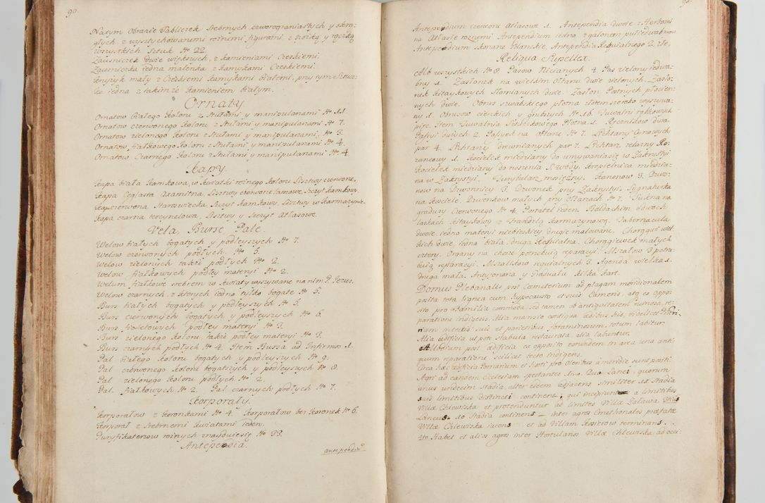 Zdjęcie nr 58 dla obiektu archiwalnego: Status ecclesiarum ac illarum rectorum sub decanatu Ecclesiae Collegiatae Kielcensis, alias in tribus decanatibus Radomiensi, Zwolenensi et Stężycensi consistentium, per visitatorem generalem ex commissione Cel. Principis R.D. Joannis Alexandri in Lipie Lipski, episcopi Cracoviensis, ducis Severiae lustratus er delineatus a.D. 1736