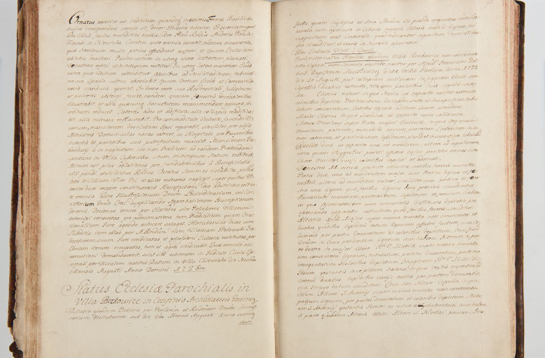 Zdjęcie nr 60 dla obiektu archiwalnego: Status ecclesiarum ac illarum rectorum sub decanatu Ecclesiae Collegiatae Kielcensis, alias in tribus decanatibus Radomiensi, Zwolenensi et Stężycensi consistentium, per visitatorem generalem ex commissione Cel. Principis R.D. Joannis Alexandri in Lipie Lipski, episcopi Cracoviensis, ducis Severiae lustratus er delineatus a.D. 1736