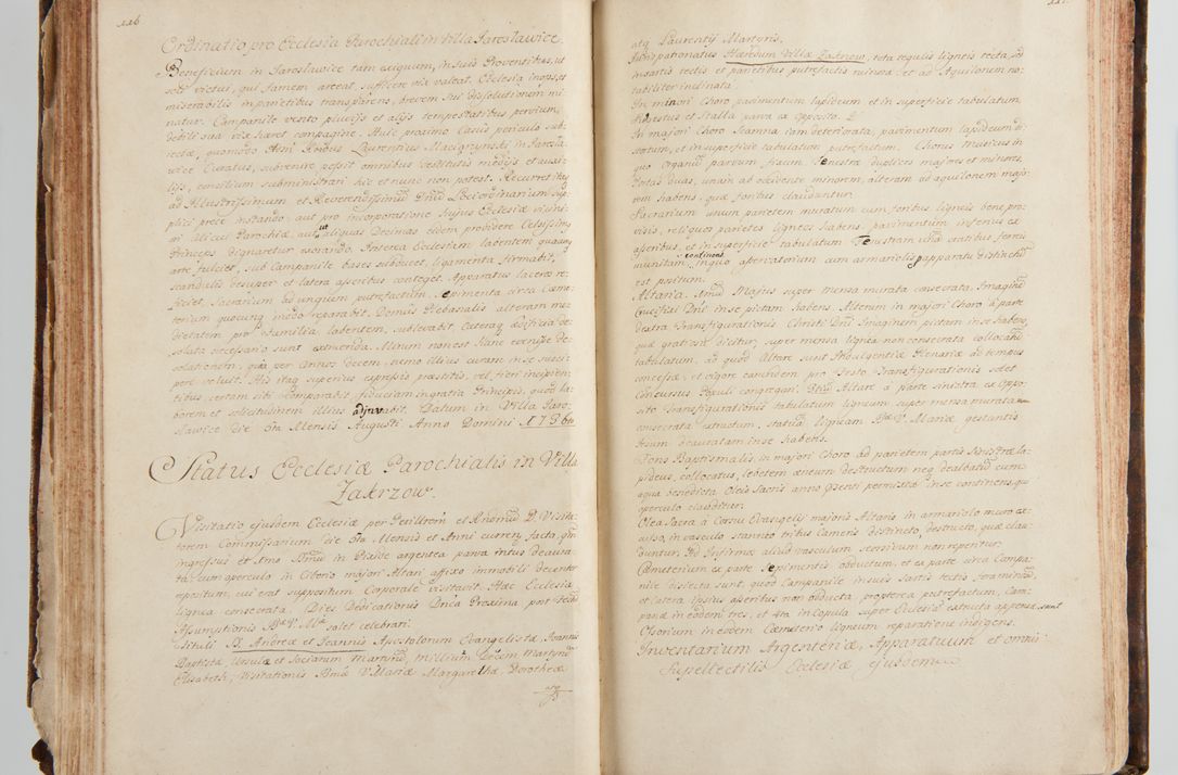 Zdjęcie nr 71 dla obiektu archiwalnego: Status ecclesiarum ac illarum rectorum sub decanatu Ecclesiae Collegiatae Kielcensis, alias in tribus decanatibus Radomiensi, Zwolenensi et Stężycensi consistentium, per visitatorem generalem ex commissione Cel. Principis R.D. Joannis Alexandri in Lipie Lipski, episcopi Cracoviensis, ducis Severiae lustratus er delineatus a.D. 1736