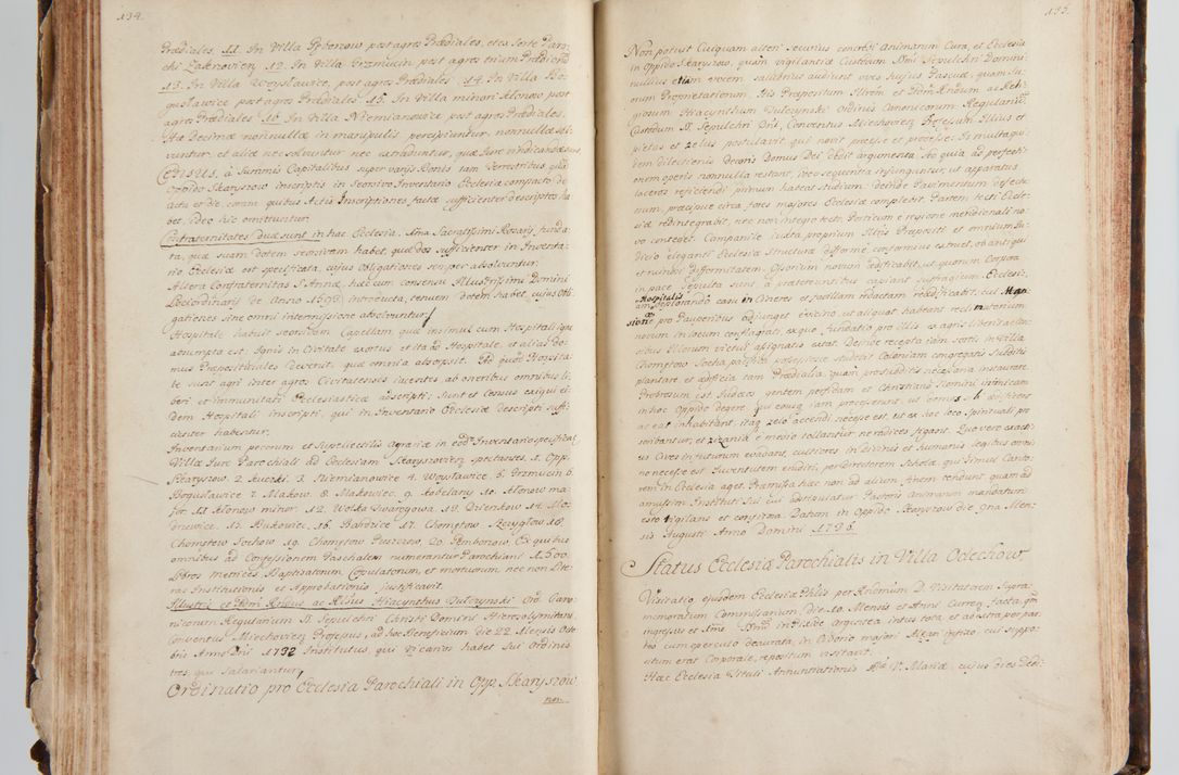 Zdjęcie nr 82 dla obiektu archiwalnego: Status ecclesiarum ac illarum rectorum sub decanatu Ecclesiae Collegiatae Kielcensis, alias in tribus decanatibus Radomiensi, Zwolenensi et Stężycensi consistentium, per visitatorem generalem ex commissione Cel. Principis R.D. Joannis Alexandri in Lipie Lipski, episcopi Cracoviensis, ducis Severiae lustratus er delineatus a.D. 1736