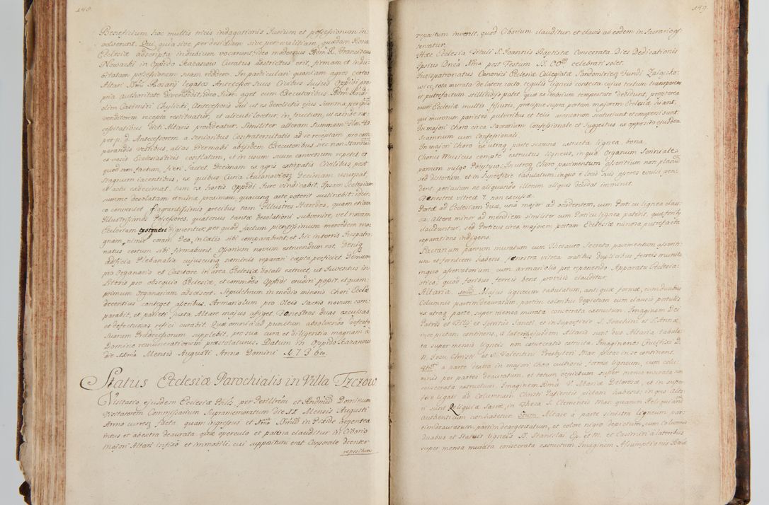 Zdjęcie nr 89 dla obiektu archiwalnego: Status ecclesiarum ac illarum rectorum sub decanatu Ecclesiae Collegiatae Kielcensis, alias in tribus decanatibus Radomiensi, Zwolenensi et Stężycensi consistentium, per visitatorem generalem ex commissione Cel. Principis R.D. Joannis Alexandri in Lipie Lipski, episcopi Cracoviensis, ducis Severiae lustratus er delineatus a.D. 1736