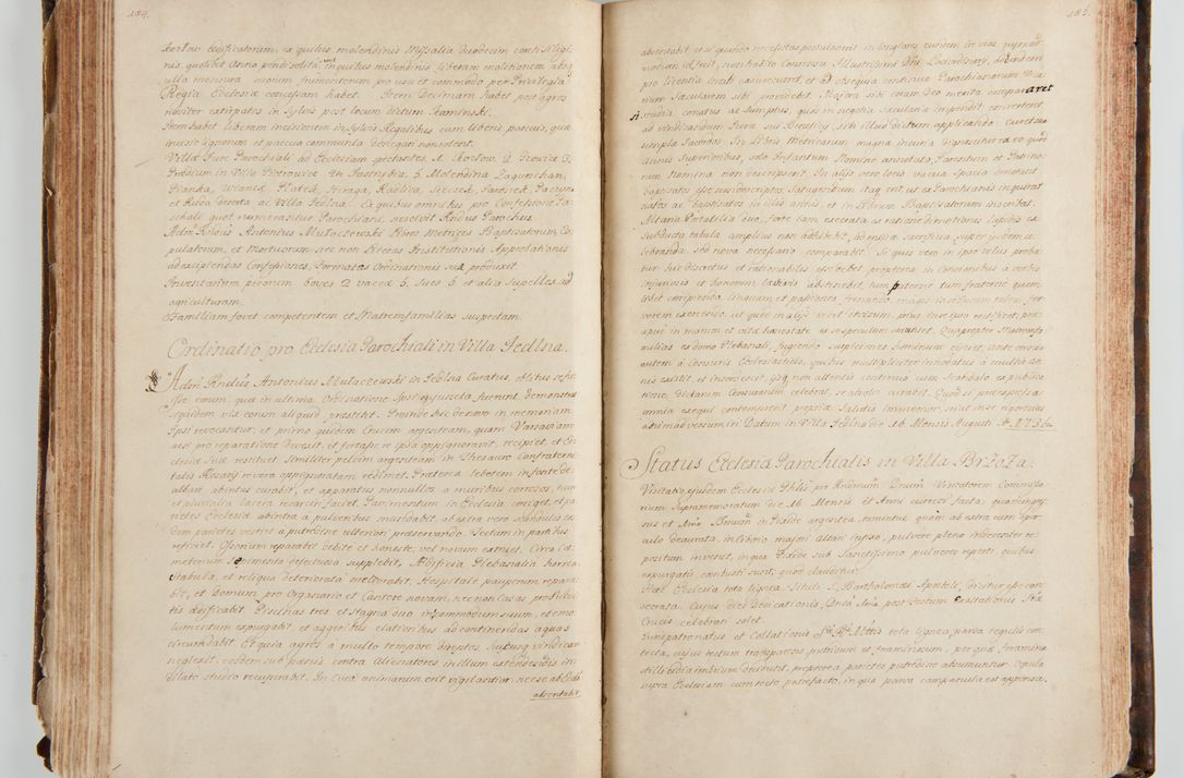 Zdjęcie nr 108 dla obiektu archiwalnego: Status ecclesiarum ac illarum rectorum sub decanatu Ecclesiae Collegiatae Kielcensis, alias in tribus decanatibus Radomiensi, Zwolenensi et Stężycensi consistentium, per visitatorem generalem ex commissione Cel. Principis R.D. Joannis Alexandri in Lipie Lipski, episcopi Cracoviensis, ducis Severiae lustratus er delineatus a.D. 1736