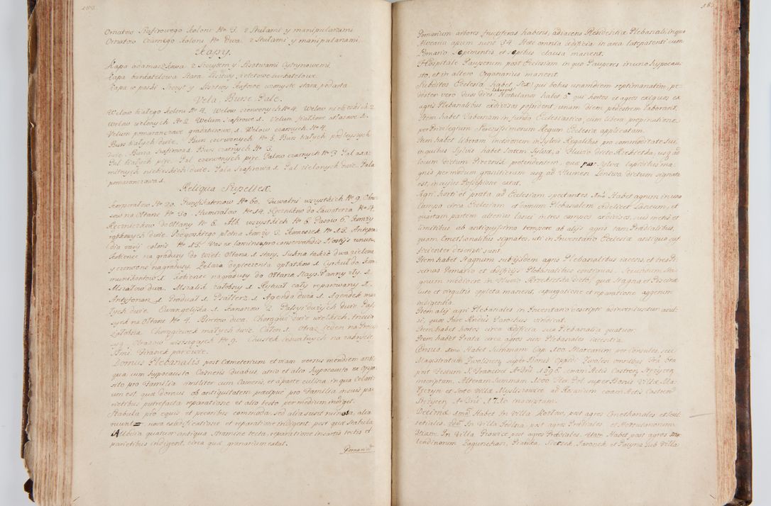 Zdjęcie nr 107 dla obiektu archiwalnego: Status ecclesiarum ac illarum rectorum sub decanatu Ecclesiae Collegiatae Kielcensis, alias in tribus decanatibus Radomiensi, Zwolenensi et Stężycensi consistentium, per visitatorem generalem ex commissione Cel. Principis R.D. Joannis Alexandri in Lipie Lipski, episcopi Cracoviensis, ducis Severiae lustratus er delineatus a.D. 1736