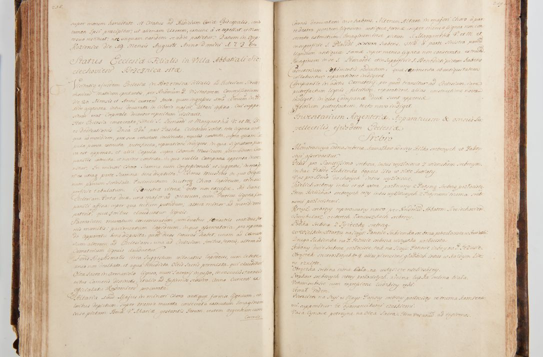 Zdjęcie nr 126 dla obiektu archiwalnego: Status ecclesiarum ac illarum rectorum sub decanatu Ecclesiae Collegiatae Kielcensis, alias in tribus decanatibus Radomiensi, Zwolenensi et Stężycensi consistentium, per visitatorem generalem ex commissione Cel. Principis R.D. Joannis Alexandri in Lipie Lipski, episcopi Cracoviensis, ducis Severiae lustratus er delineatus a.D. 1736