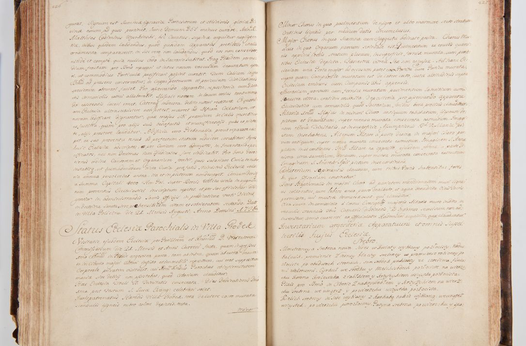 Zdjęcie nr 130 dla obiektu archiwalnego: Status ecclesiarum ac illarum rectorum sub decanatu Ecclesiae Collegiatae Kielcensis, alias in tribus decanatibus Radomiensi, Zwolenensi et Stężycensi consistentium, per visitatorem generalem ex commissione Cel. Principis R.D. Joannis Alexandri in Lipie Lipski, episcopi Cracoviensis, ducis Severiae lustratus er delineatus a.D. 1736