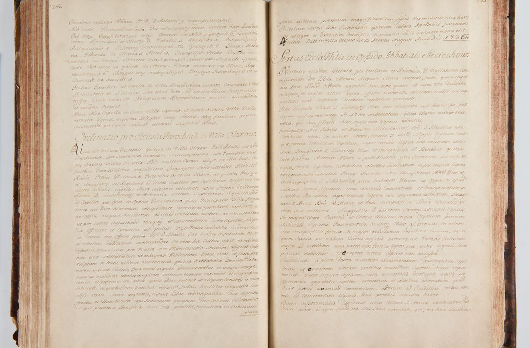 Zdjęcie nr 137 dla obiektu archiwalnego: Status ecclesiarum ac illarum rectorum sub decanatu Ecclesiae Collegiatae Kielcensis, alias in tribus decanatibus Radomiensi, Zwolenensi et Stężycensi consistentium, per visitatorem generalem ex commissione Cel. Principis R.D. Joannis Alexandri in Lipie Lipski, episcopi Cracoviensis, ducis Severiae lustratus er delineatus a.D. 1736