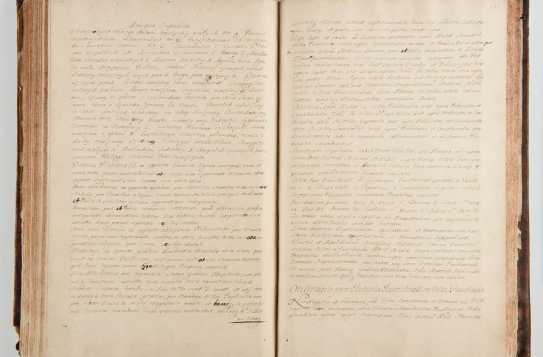 Zdjęcie nr 145 dla obiektu archiwalnego: Status ecclesiarum ac illarum rectorum sub decanatu Ecclesiae Collegiatae Kielcensis, alias in tribus decanatibus Radomiensi, Zwolenensi et Stężycensi consistentium, per visitatorem generalem ex commissione Cel. Principis R.D. Joannis Alexandri in Lipie Lipski, episcopi Cracoviensis, ducis Severiae lustratus er delineatus a.D. 1736