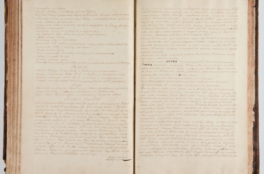 Zdjęcie nr 155 dla obiektu archiwalnego: Status ecclesiarum ac illarum rectorum sub decanatu Ecclesiae Collegiatae Kielcensis, alias in tribus decanatibus Radomiensi, Zwolenensi et Stężycensi consistentium, per visitatorem generalem ex commissione Cel. Principis R.D. Joannis Alexandri in Lipie Lipski, episcopi Cracoviensis, ducis Severiae lustratus er delineatus a.D. 1736