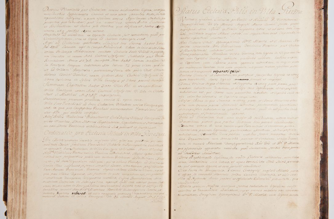Zdjęcie nr 160 dla obiektu archiwalnego: Status ecclesiarum ac illarum rectorum sub decanatu Ecclesiae Collegiatae Kielcensis, alias in tribus decanatibus Radomiensi, Zwolenensi et Stężycensi consistentium, per visitatorem generalem ex commissione Cel. Principis R.D. Joannis Alexandri in Lipie Lipski, episcopi Cracoviensis, ducis Severiae lustratus er delineatus a.D. 1736