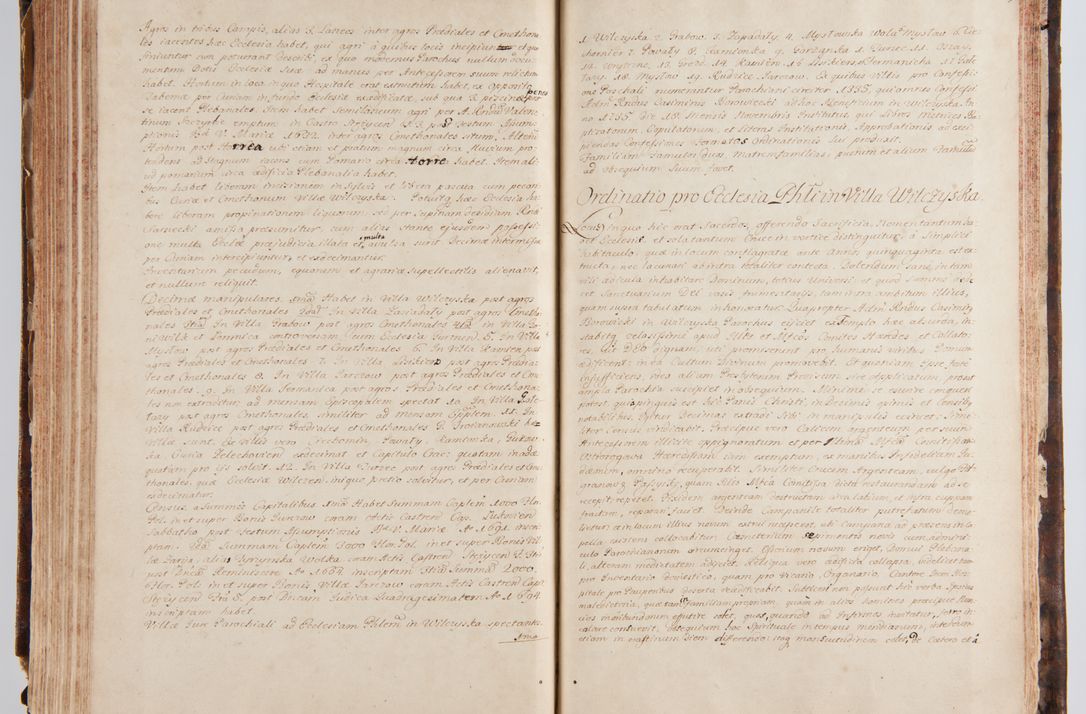 Zdjęcie nr 165 dla obiektu archiwalnego: Status ecclesiarum ac illarum rectorum sub decanatu Ecclesiae Collegiatae Kielcensis, alias in tribus decanatibus Radomiensi, Zwolenensi et Stężycensi consistentium, per visitatorem generalem ex commissione Cel. Principis R.D. Joannis Alexandri in Lipie Lipski, episcopi Cracoviensis, ducis Severiae lustratus er delineatus a.D. 1736