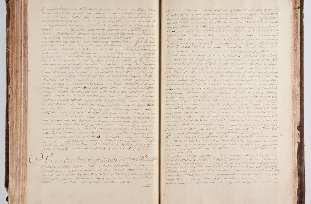 Zdjęcie nr 168 dla obiektu archiwalnego: Status ecclesiarum ac illarum rectorum sub decanatu Ecclesiae Collegiatae Kielcensis, alias in tribus decanatibus Radomiensi, Zwolenensi et Stężycensi consistentium, per visitatorem generalem ex commissione Cel. Principis R.D. Joannis Alexandri in Lipie Lipski, episcopi Cracoviensis, ducis Severiae lustratus er delineatus a.D. 1736
