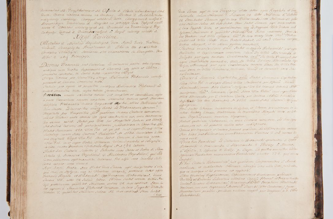 Zdjęcie nr 180 dla obiektu archiwalnego: Status ecclesiarum ac illarum rectorum sub decanatu Ecclesiae Collegiatae Kielcensis, alias in tribus decanatibus Radomiensi, Zwolenensi et Stężycensi consistentium, per visitatorem generalem ex commissione Cel. Principis R.D. Joannis Alexandri in Lipie Lipski, episcopi Cracoviensis, ducis Severiae lustratus er delineatus a.D. 1736