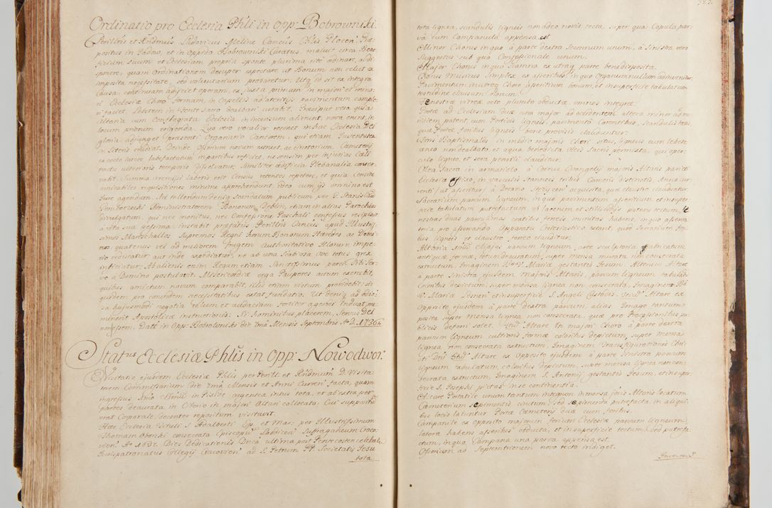 Zdjęcie nr 182 dla obiektu archiwalnego: Status ecclesiarum ac illarum rectorum sub decanatu Ecclesiae Collegiatae Kielcensis, alias in tribus decanatibus Radomiensi, Zwolenensi et Stężycensi consistentium, per visitatorem generalem ex commissione Cel. Principis R.D. Joannis Alexandri in Lipie Lipski, episcopi Cracoviensis, ducis Severiae lustratus er delineatus a.D. 1736