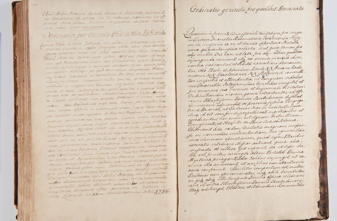 Zdjęcie nr 191 dla obiektu archiwalnego: Status ecclesiarum ac illarum rectorum sub decanatu Ecclesiae Collegiatae Kielcensis, alias in tribus decanatibus Radomiensi, Zwolenensi et Stężycensi consistentium, per visitatorem generalem ex commissione Cel. Principis R.D. Joannis Alexandri in Lipie Lipski, episcopi Cracoviensis, ducis Severiae lustratus er delineatus a.D. 1736