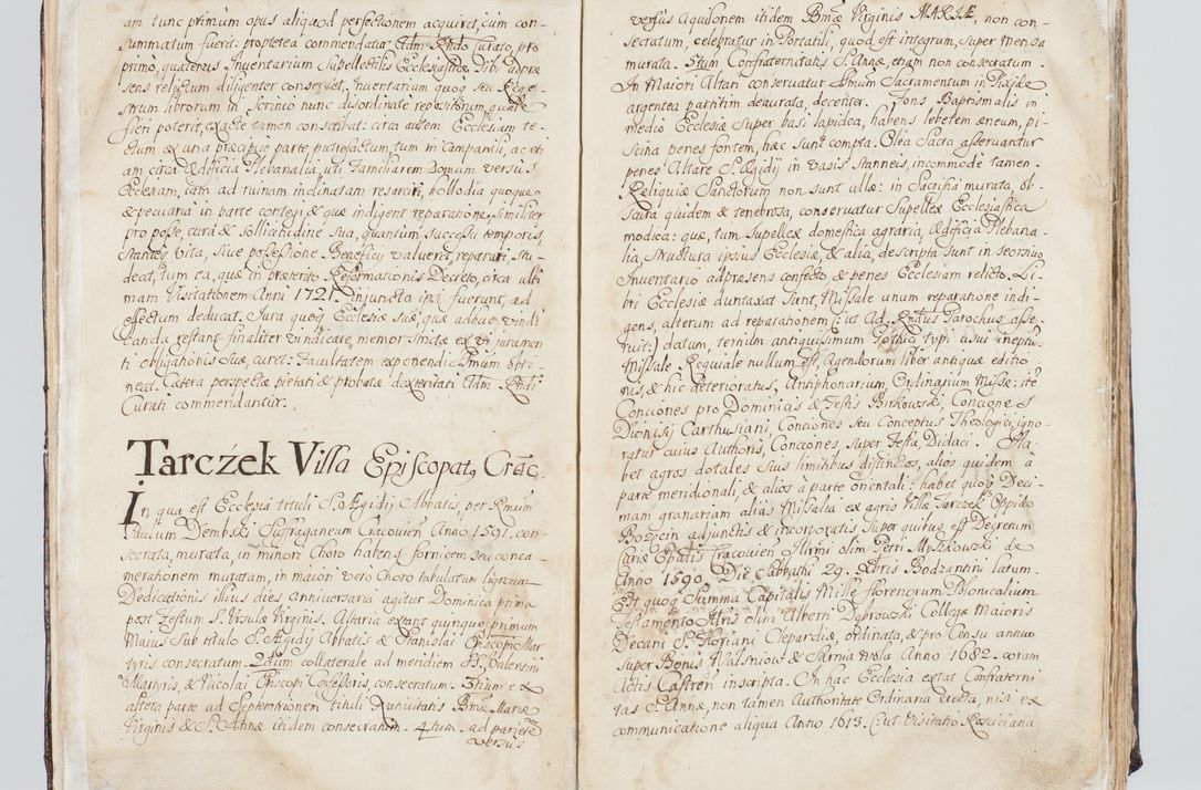 Zdjęcie nr 10 dla obiektu archiwalnego: Visitatio interna et externa ecclesiarum praeposituralium, parachialium, hospitalium et aliorum beneficiorum in decanatibus Bodzantinensi ac Kunoviensi consistentium per me Venceslaum Hieronymum de Bogusławice Sierakowski, pro tunc episcopum Cestrensem, coadiutorem Livoniae et Piltinensis, custodem Coronarum Regni , canonicum Cracoviensem uti tanquam praepositum Kielcensem, praeviis litteris innotescentialibus via cursoria per R.D. Decanos directis anno 1738 die 29 Julii inchoata et successivo anno 1739 die 14 memsis Junii terminata et peracta