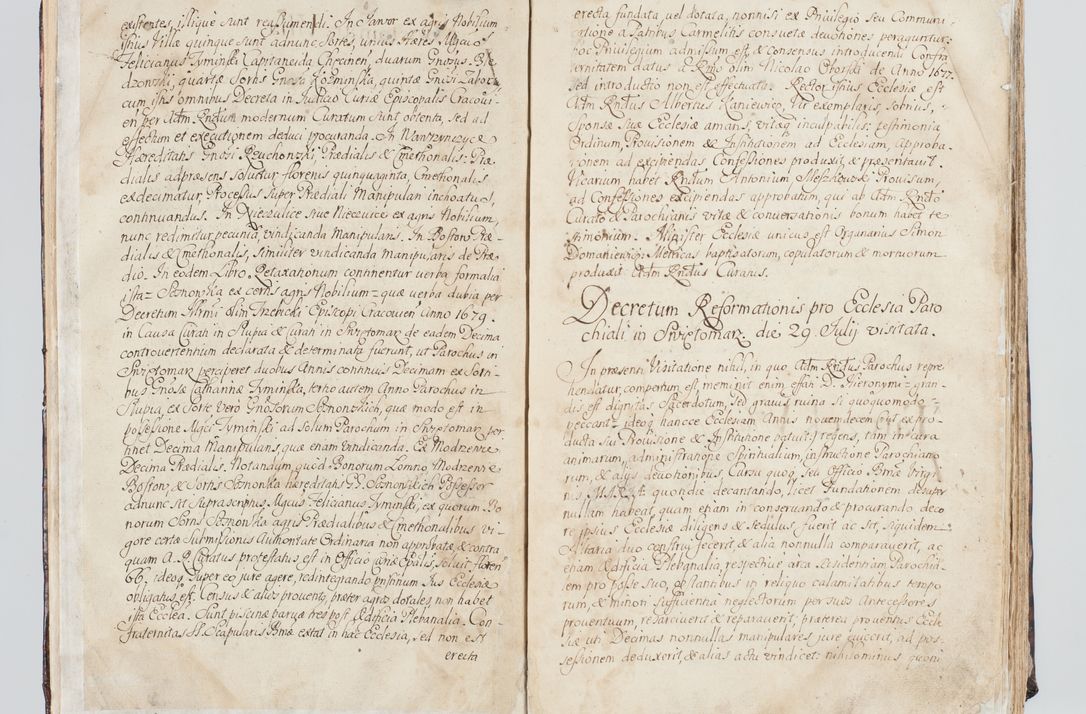 Zdjęcie nr 9 dla obiektu archiwalnego: Visitatio interna et externa ecclesiarum praeposituralium, parachialium, hospitalium et aliorum beneficiorum in decanatibus Bodzantinensi ac Kunoviensi consistentium per me Venceslaum Hieronymum de Bogusławice Sierakowski, pro tunc episcopum Cestrensem, coadiutorem Livoniae et Piltinensis, custodem Coronarum Regni , canonicum Cracoviensem uti tanquam praepositum Kielcensem, praeviis litteris innotescentialibus via cursoria per R.D. Decanos directis anno 1738 die 29 Julii inchoata et successivo anno 1739 die 14 memsis Junii terminata et peracta