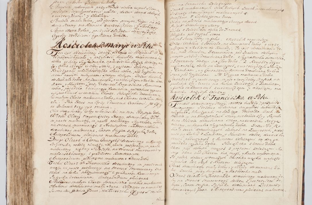 Zdjęcie nr 306 dla obiektu archiwalnego: Visitatio interna et externa ecclesiarum praeposituralium, parachialium, hospitalium et aliorum beneficiorum in decanatibus Bodzantinensi ac Kunoviensi consistentium per me Venceslaum Hieronymum de Bogusławice Sierakowski, pro tunc episcopum Cestrensem, coadiutorem Livoniae et Piltinensis, custodem Coronarum Regni , canonicum Cracoviensem uti tanquam praepositum Kielcensem, praeviis litteris innotescentialibus via cursoria per R.D. Decanos directis anno 1738 die 29 Julii inchoata et successivo anno 1739 die 14 memsis Junii terminata et peracta