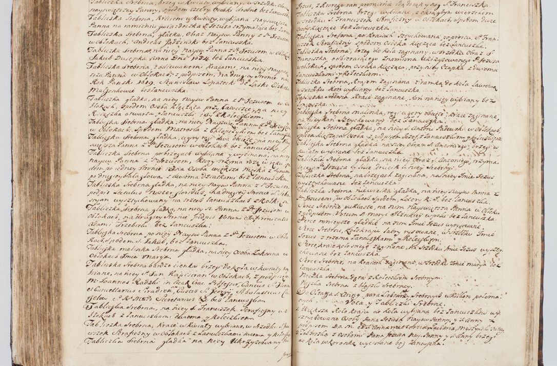 Zdjęcie nr 285 dla obiektu archiwalnego: Visitatio interna et externa ecclesiarum praeposituralium, parachialium, hospitalium et aliorum beneficiorum in decanatibus Bodzantinensi ac Kunoviensi consistentium per me Venceslaum Hieronymum de Bogusławice Sierakowski, pro tunc episcopum Cestrensem, coadiutorem Livoniae et Piltinensis, custodem Coronarum Regni , canonicum Cracoviensem uti tanquam praepositum Kielcensem, praeviis litteris innotescentialibus via cursoria per R.D. Decanos directis anno 1738 die 29 Julii inchoata et successivo anno 1739 die 14 memsis Junii terminata et peracta