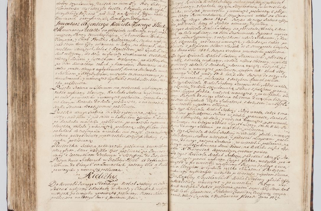 Zdjęcie nr 282 dla obiektu archiwalnego: Visitatio interna et externa ecclesiarum praeposituralium, parachialium, hospitalium et aliorum beneficiorum in decanatibus Bodzantinensi ac Kunoviensi consistentium per me Venceslaum Hieronymum de Bogusławice Sierakowski, pro tunc episcopum Cestrensem, coadiutorem Livoniae et Piltinensis, custodem Coronarum Regni , canonicum Cracoviensem uti tanquam praepositum Kielcensem, praeviis litteris innotescentialibus via cursoria per R.D. Decanos directis anno 1738 die 29 Julii inchoata et successivo anno 1739 die 14 memsis Junii terminata et peracta