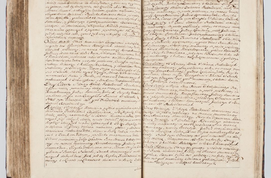 Zdjęcie nr 280 dla obiektu archiwalnego: Visitatio interna et externa ecclesiarum praeposituralium, parachialium, hospitalium et aliorum beneficiorum in decanatibus Bodzantinensi ac Kunoviensi consistentium per me Venceslaum Hieronymum de Bogusławice Sierakowski, pro tunc episcopum Cestrensem, coadiutorem Livoniae et Piltinensis, custodem Coronarum Regni , canonicum Cracoviensem uti tanquam praepositum Kielcensem, praeviis litteris innotescentialibus via cursoria per R.D. Decanos directis anno 1738 die 29 Julii inchoata et successivo anno 1739 die 14 memsis Junii terminata et peracta